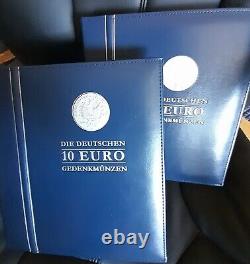 10 euro Allemagne de 2002 à 2015, Collection complète des 76 pièces Arg
