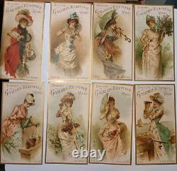 12 Chromo Galeries Rémoises Calendrier 1893 Reims Champagne Complet T B État