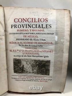 1769 Mexique, la plus complète collection de concilios