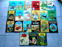 1956 / Rare Herge Collection Tintin Complete Sauf 1