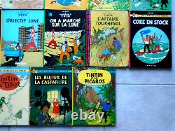 1956 / Rare Herge Collection Tintin Complete Sauf 1