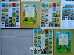 1956 / Rare Herge Collection Tintin Complete Sauf 1