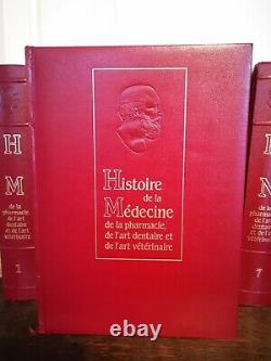 1977 HISTOIRE DE LA MÉDECINE Collection Complète 8 Tomes Tirage 6000 Ex. TBE