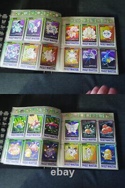 1997 Bandai Pokemon CARDDASS 143/151 COMPLETE non holo set + 11 RARE HOLOS
