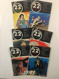 22 Nouvelles policières Collection complète des 6 numéros parus 1958 BE