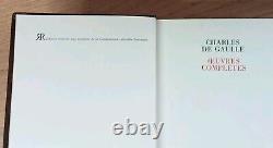 (344) Collection 21 Volumes des oeuvres complètes du général De Gaulle, 1971-72