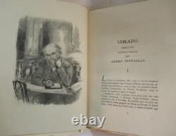 8 vol. Oeuvres complètes Paul Verlaine, illust. B. Mahn, Librairie de France