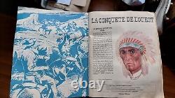 ALBUM IMAGES LA CONQUETE DE L'OUEST 1972 Editions Williams. COMPLET