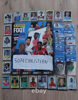 ALBUM PANINI FOOT 2025 cartonné hardcover complet des 530 vignettes à coller