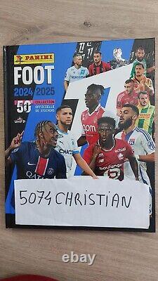 ALBUM PANINI FOOT 2025 cartonné hardcover complet des 530 vignettes à coller
