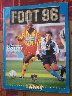 ALBUM PANINI FOOT 96 COMPLET en BON ÉTAT SS SCORE chpt de France FOOTBALL 1996