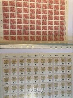 ALLEMAGNE DDR Collection De Feuilles Complètes Entre n153 Et n455 Côté +3580