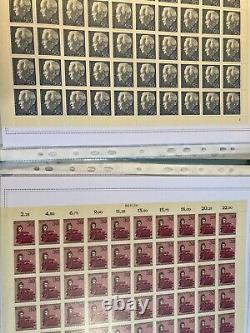 ALLEMAGNE DDR Collection De Feuilles Complètes Entre n153 Et n455 Côté +3580