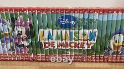 ALTAYA Collection Complète Intégrale LA MAISON DE MICKEY 50 DVD +Livres Classeur