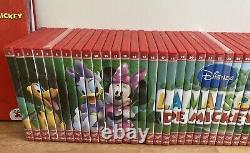 ALTAYA Collection Complète Intégrale LA MAISON DE MICKEY 50 DVD +Livres Classeur