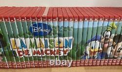 ALTAYA Collection Complète Intégrale LA MAISON DE MICKEY 50 DVD +Livres Classeur