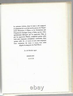 A. De SAINT EXUPERY Oeuvres complètes cartonnage Bonet NRF 1950