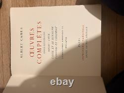 Albert Camus CARNETS. Ouvres Complètes- André Sauret Éditeur