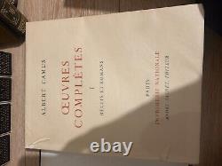 Albert Camus CARNETS. Ouvres Complètes- André Sauret Éditeur