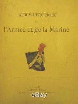Album Historique De L'armée Et De La Marine 1905-1906 Complet 12 N° Uniformes