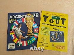 Album PANINI Argentina 78 complet Original No copy avec publicité originale