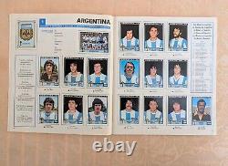 Album PANINI Argentina 78 complet Original No copy avec publicité originale