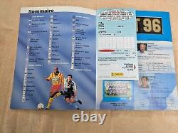 Album PANINI FOOTBALL 96 complet original avec poster et bon de commande