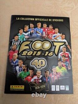 Album PANINI FOOT 2015-16 souple complet original bon de commande