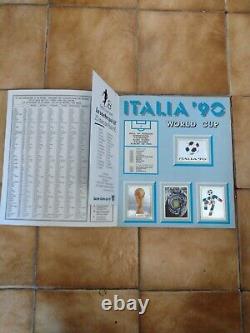 Album PANINI WORLD CUP ITALIA 90 1990 COMPLET LUXE BON COMMANDE VIERGE SS SCORE