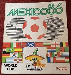 Album Panini Foot Mexico 86 (complet et en très bon état)