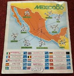 Album Panini Foot Mexico 86 (complet et en très bon état)