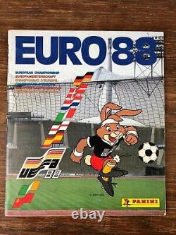 Album Panini Football 1988 EURO 88 GERMANY Complet/full NICE CONDITIONS