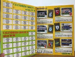 Album Panini Football 1990 Division 1 et 2 COMPLET