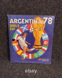 Album Panini Football World Cup Argentina 78, Original et Complet