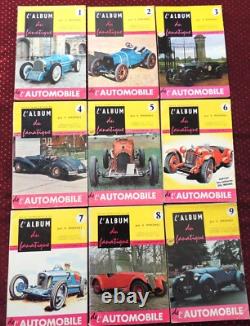 Album du fanatique de l'automobile N°1 a 9 complet! Serge POZZOLI