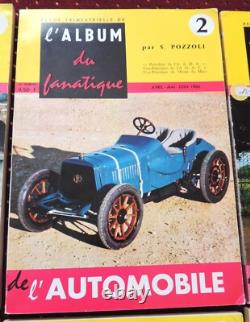 Album du fanatique de l'automobile N°1 a 9 complet! Serge POZZOLI