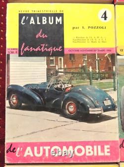 Album du fanatique de l'automobile N°1 a 9 complet! Serge POZZOLI