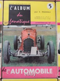 Album du fanatique de l'automobile N°1 a 9 complet! Serge POZZOLI