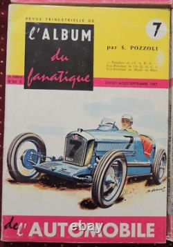 Album du fanatique de l'automobile N°1 a 9 complet! Serge POZZOLI