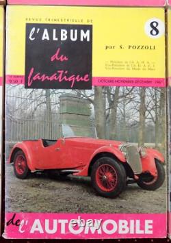 Album du fanatique de l'automobile N°1 a 9 complet! Serge POZZOLI