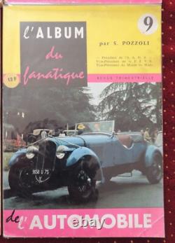 Album du fanatique de l'automobile N°1 a 9 complet! Serge POZZOLI