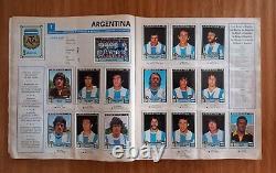 Album panini Complet Argentina 78 FIFA World Cup. Lire le descriptif