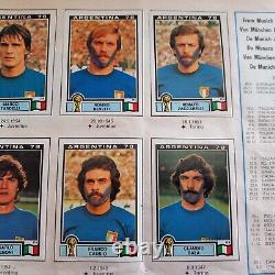 Album panini Complet Argentina 78 FIFA World Cup. Lire le descriptif