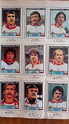 Album panini Complet Argentina 78 FIFA World Cup. Lire le descriptif