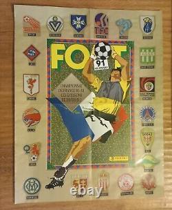 Album panini FOOT 91 complet + poster complet