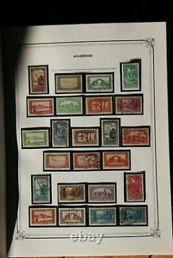 Algérie, collection de timbres 1924-1992 quasi complète (, obl) en album Y&T