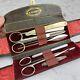 Ancien Coffret Trousse Nécessaire De Chirurgien Médecin Instruments Complets