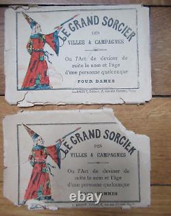 Ancien Divination Le Grand Sorcier Des Villes Et Campagnes Complet Cartes Jeu