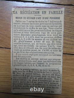 Ancien Divination Le Grand Sorcier Des Villes Et Campagnes Complet Cartes Jeu