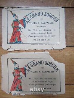Ancien Divination Le Grand Sorcier Des Villes Et Campagnes Complet Cartes Jeu